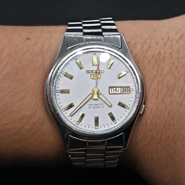Seiko 5 Vintage White Dial 36mm