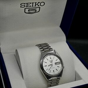 Seiko 5 Railway White Dial