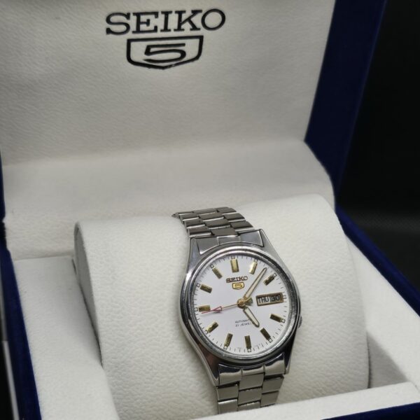 Seiko 5 Vintage White Dial 36mm